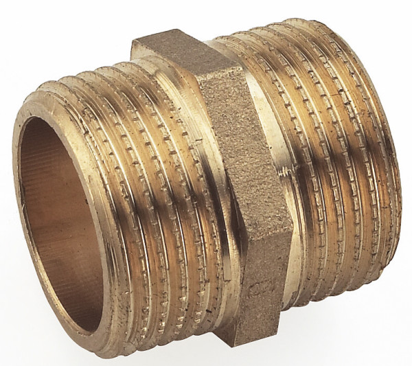 Doppelnippel Außengewinde Messing