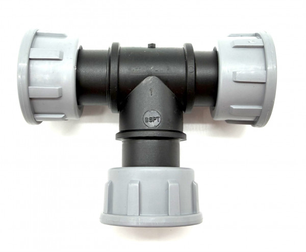 Tavlit Swivel T-Stück PP 3x 1" IG