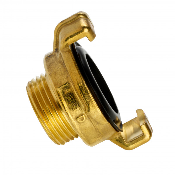 GEKA-Kupplung mit Außengewinde Messing